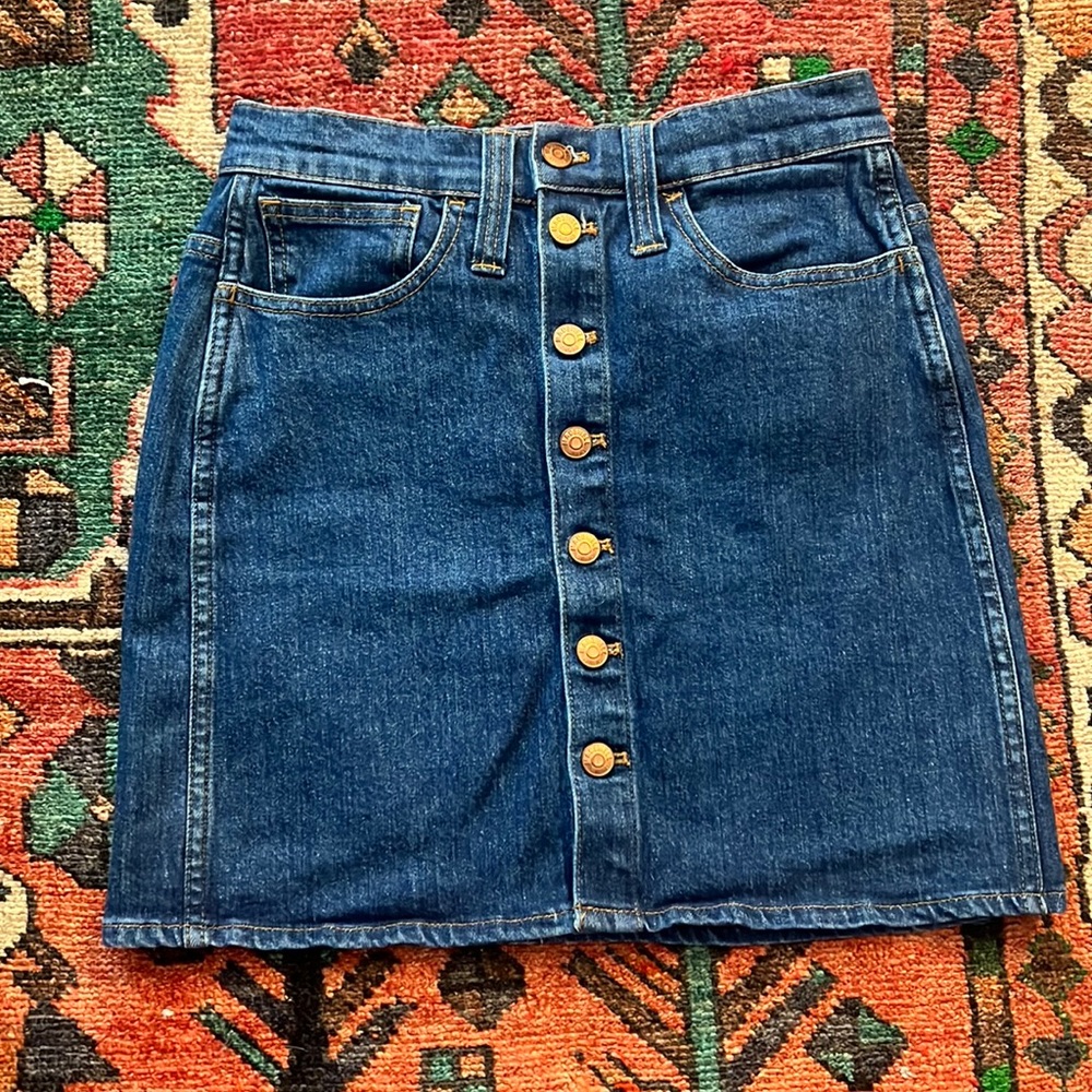 Madewell Jean Denim Miniskirt
